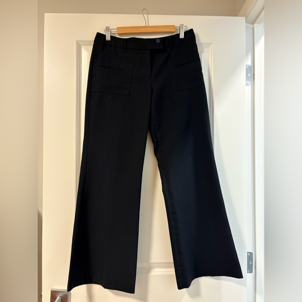 SOLD Suzy Shier Elegant Black Women's Pants Wide Leg in size 7/8 - Picture 1 of 6